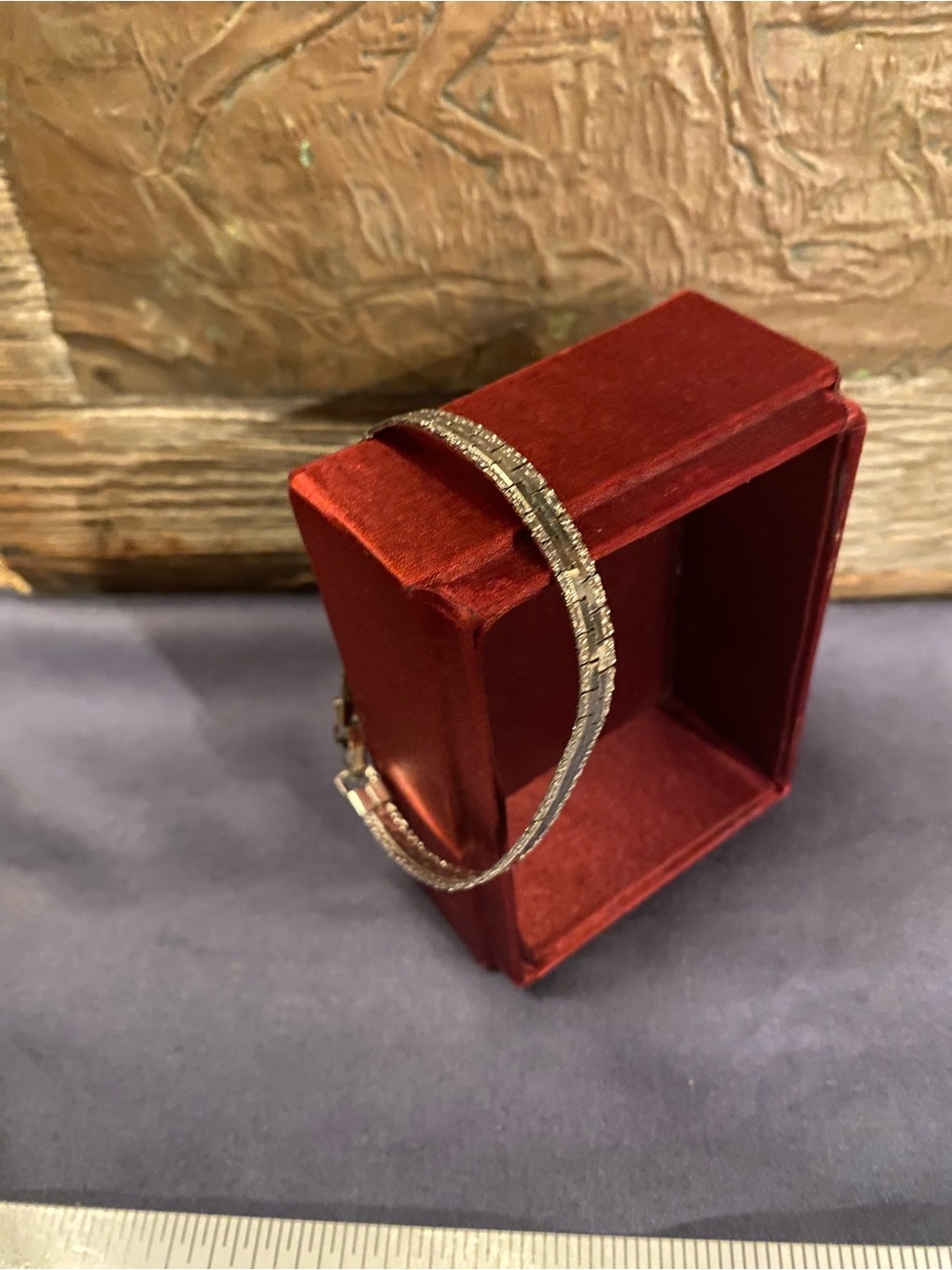 Park Lane Silver-Tone Baguette Link Bracelet